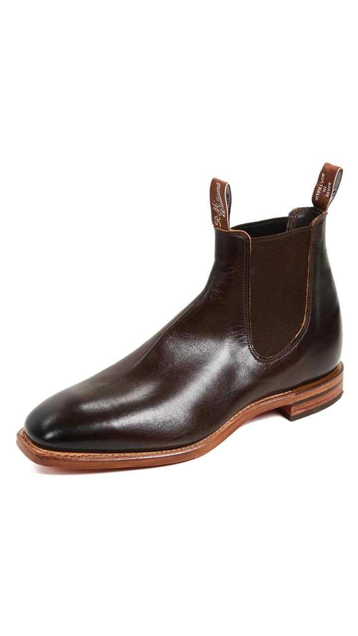 R M Williams Flat Heel Boots