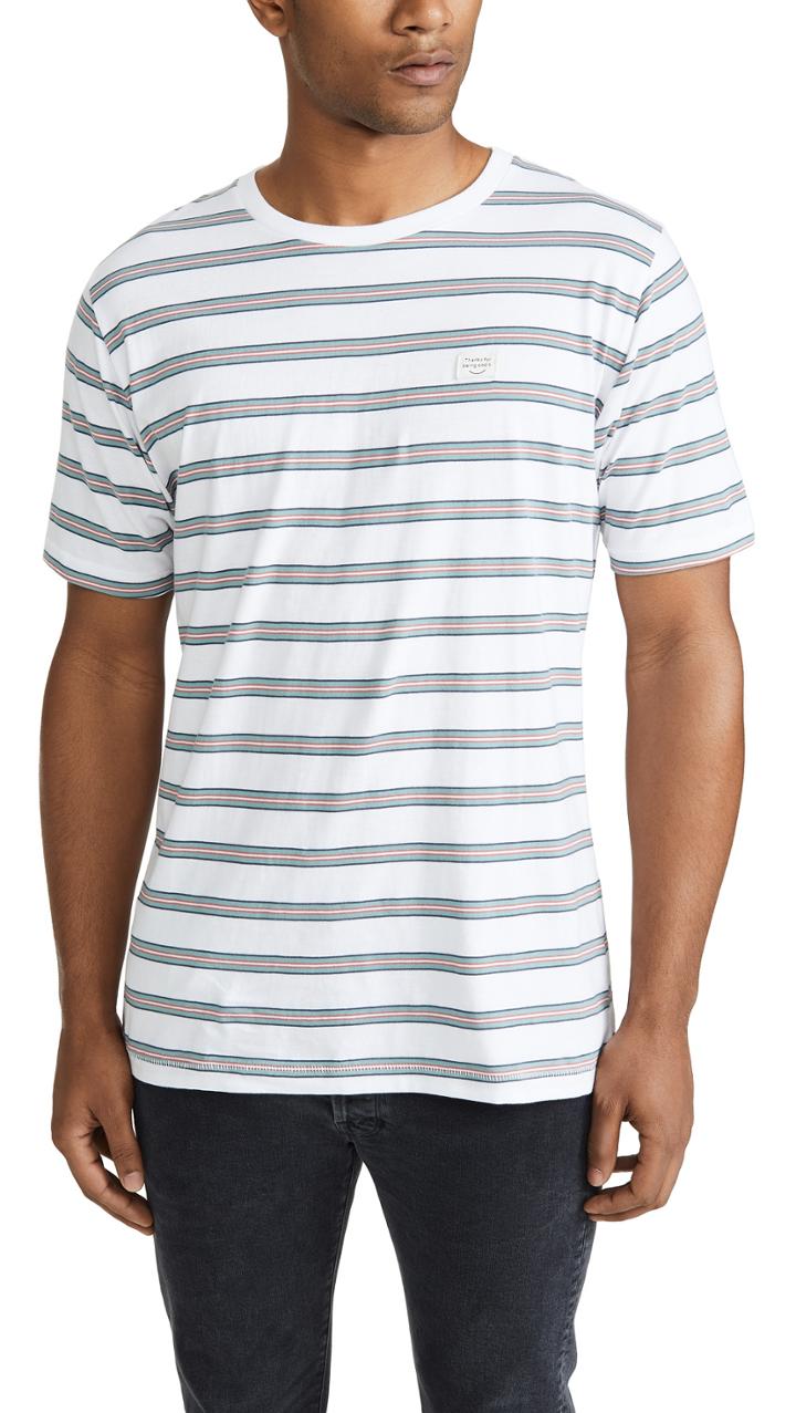 Barney Cools B Thankful Striped Tee Shirt