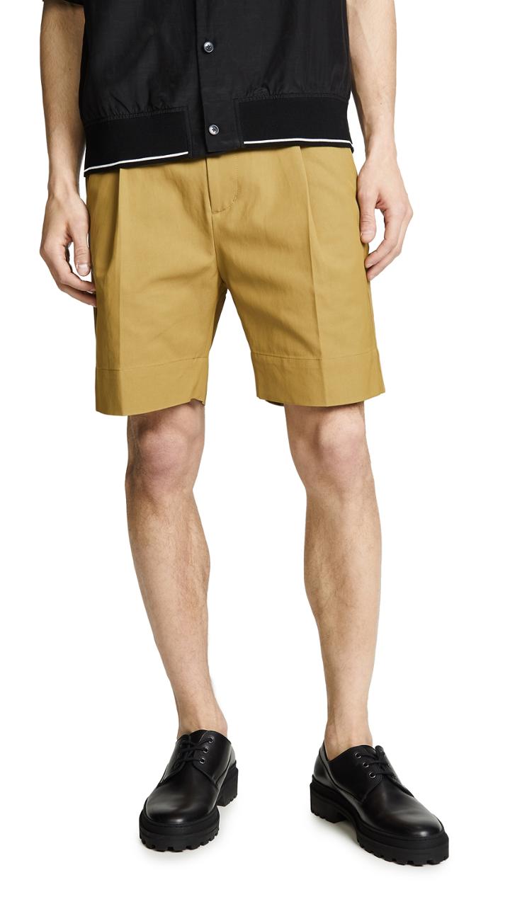 3 1 Phillip Lim Slim Pleated Walking Shorts