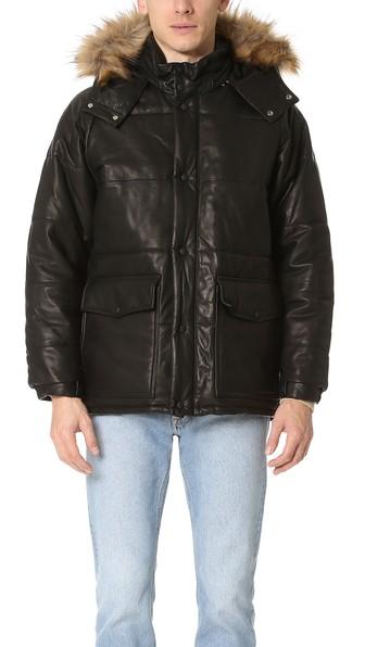 Our Legacy Puffa Leather Jacket
