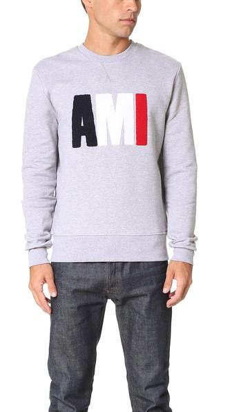 Ami Ami Crew Neck Sweatshirt