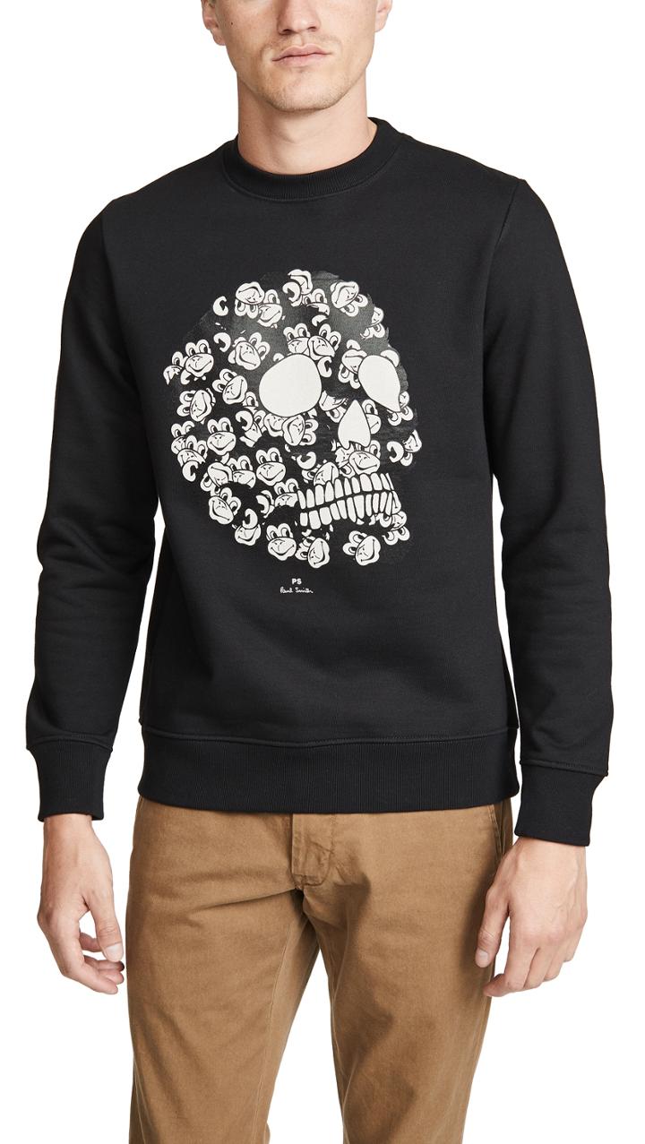 Ps Paul Smith Skull Monkey Sweatshirt