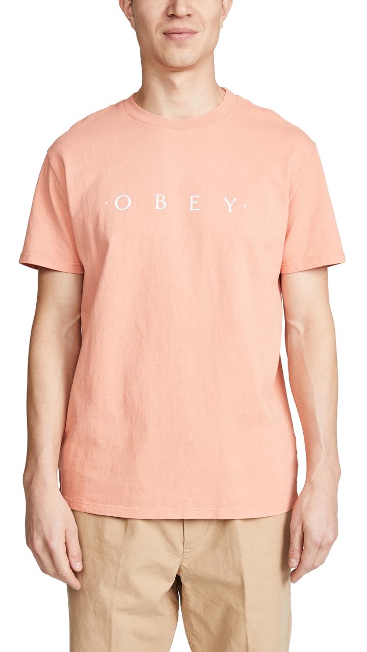 Obey Custom Heavyweight Pigment T Shirt