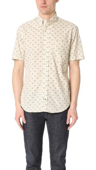 Gitman Vintage Short Sleeve Petit Fan Shirt