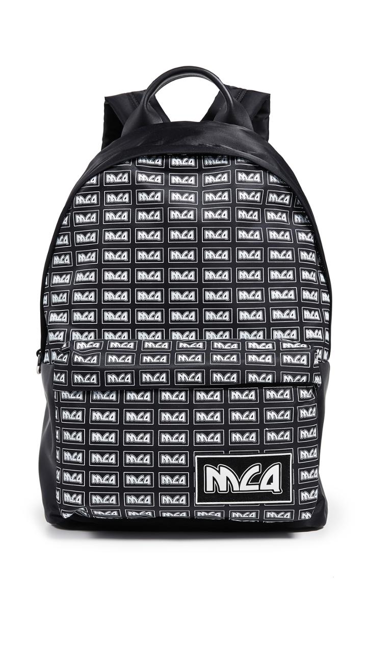 Mcq Alexander Mcqueen Repeat Metal Logo Backpack