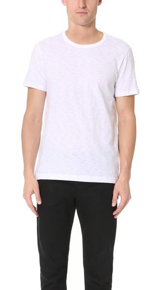 Vince Slub Jersey Crew Neck Tee