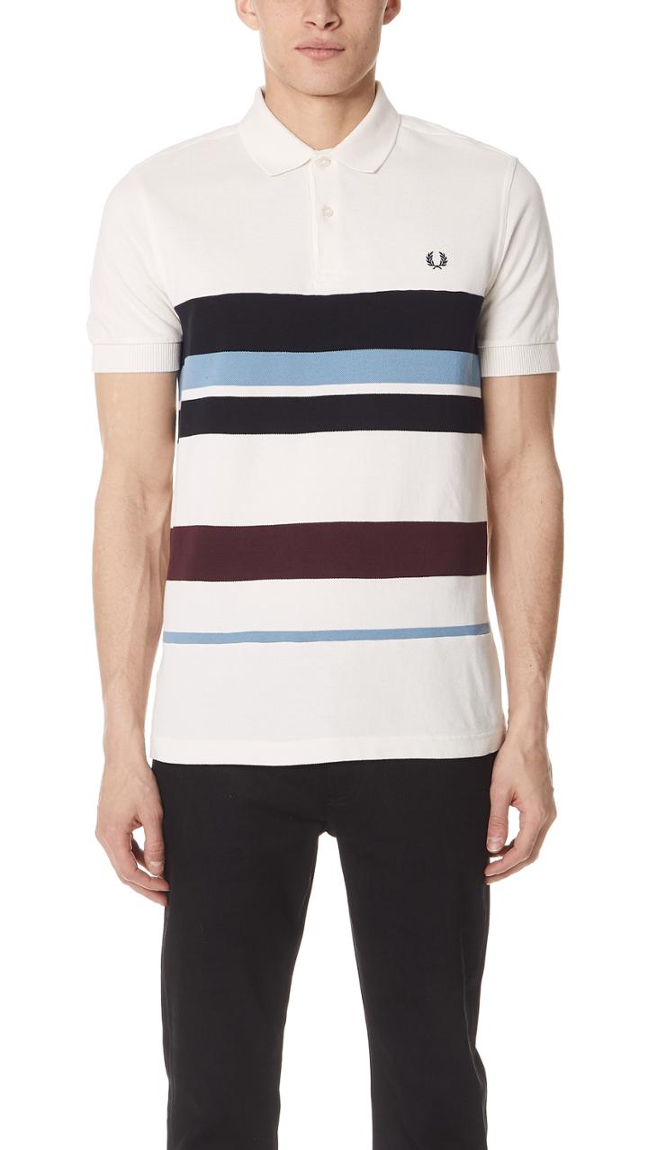 Fred Perry Multi Stripe Pique Shirt