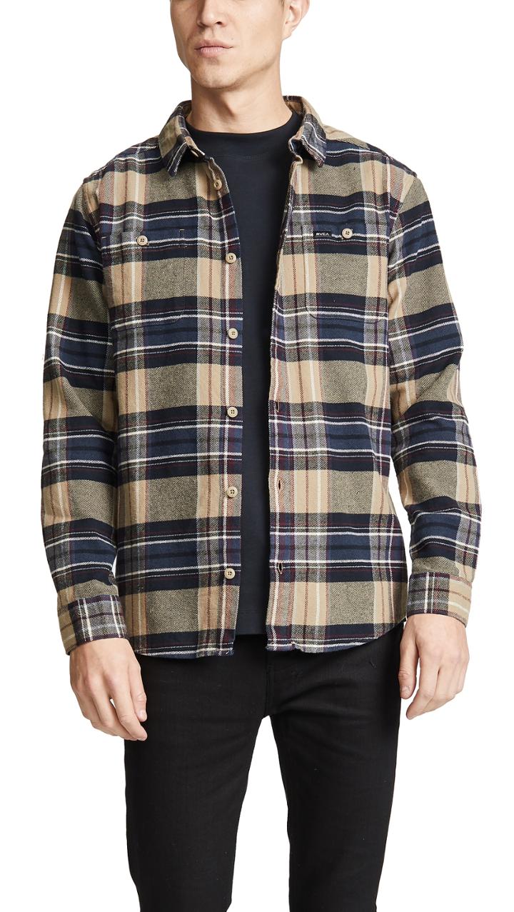 Rvca Ludlow Long Sleeve Flannel