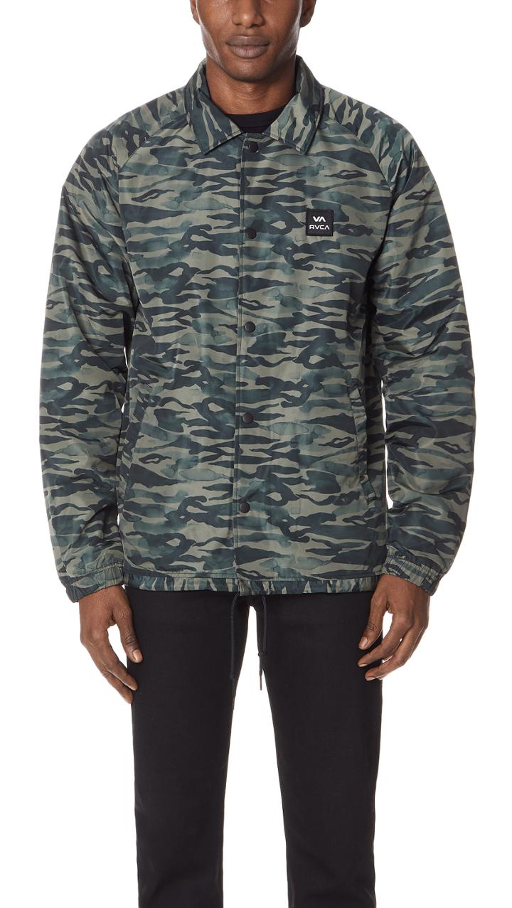 Rvca Va All The Way Coach Jacket