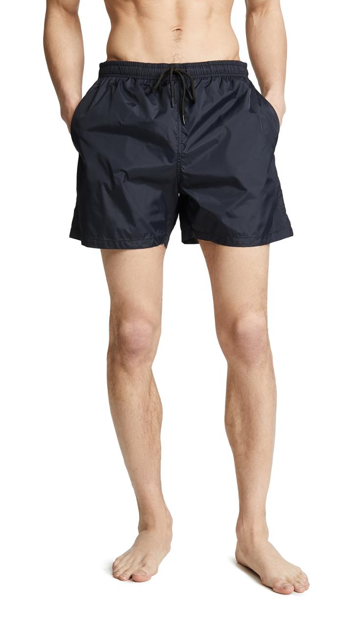 Solid Striped The Classic Black Tech Trunks
