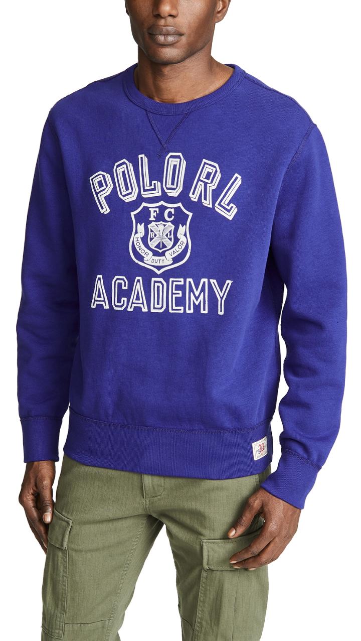 Polo Ralph Lauren Cotton Blend Fleece Sweatshirt