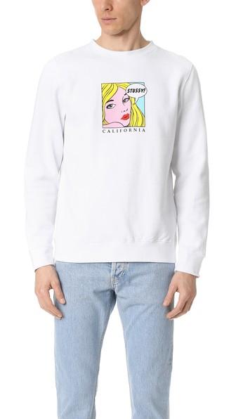 Stussy Cali Girl Crew Sweatshirt