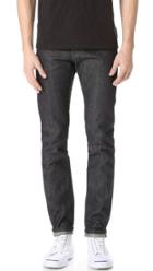 Naked Famous Super Skinny Guy Green Tea Dyed Selvedge Jeans