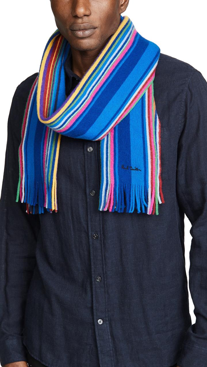 Paul Smith Fennel Stripe Scarf