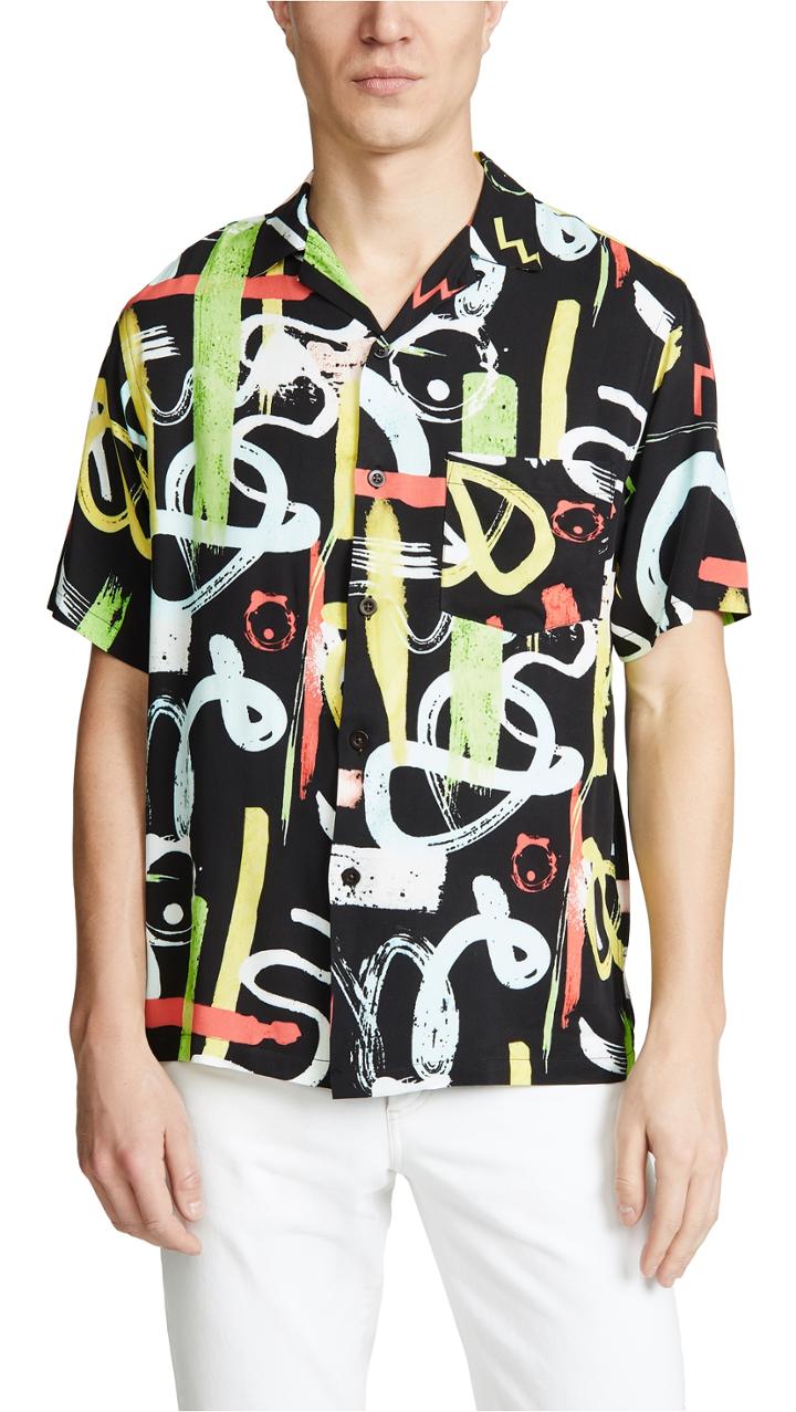Portuguese Flannel Playboard 90s Camp Shirt