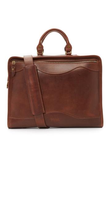 J W Hulme Co American Heritage Leather Portfolio Briefcase