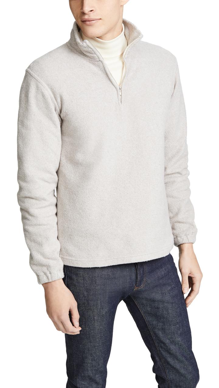 De Bonne Facture Quarter Zip Sweater