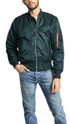 Alpha Industries Ma 1 Core Blood Chit Flight Jacket