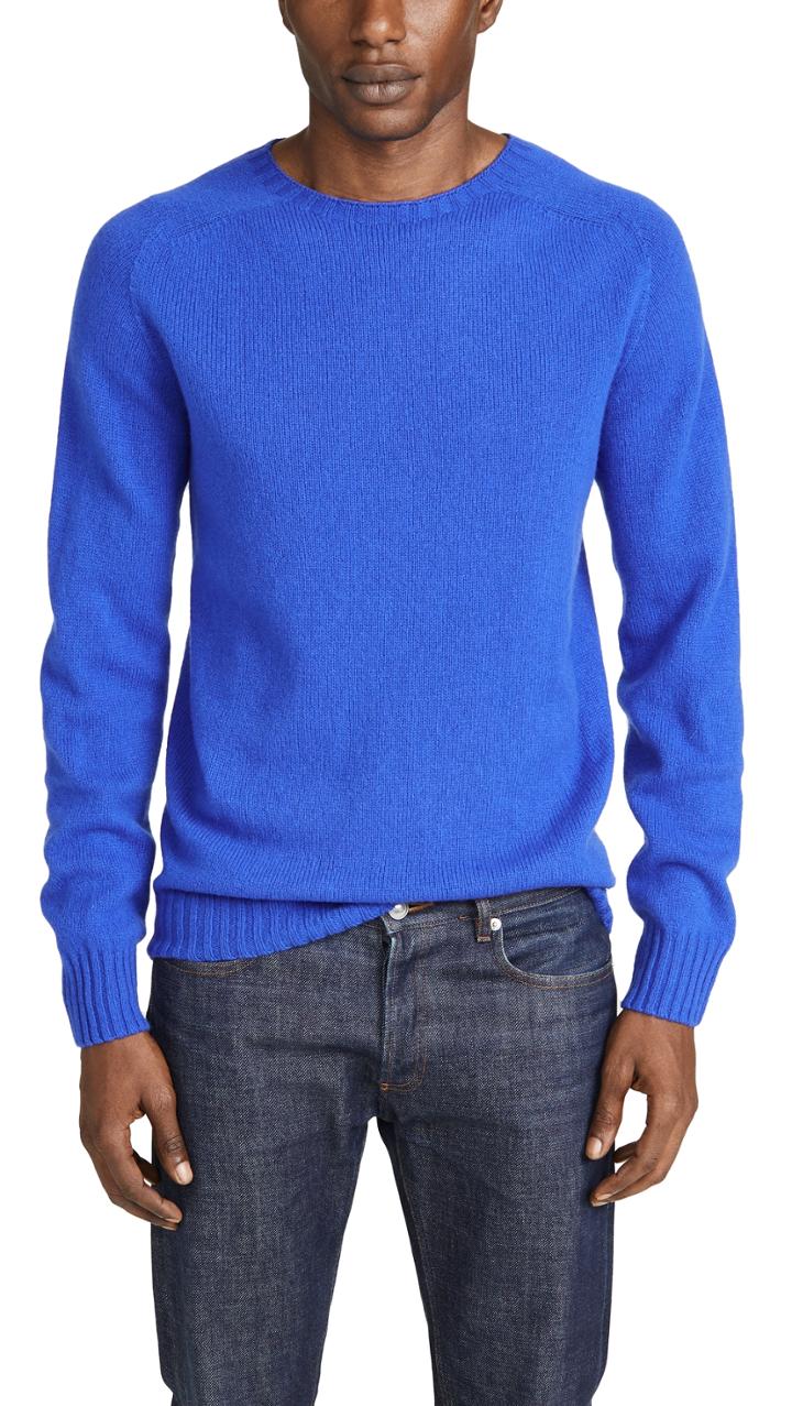 Officine Generale Seamless Scottish Wool Sweater