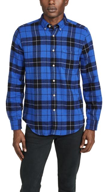 Portuguese Flannel Colorado Plaid Flannel Button Down Shirt
