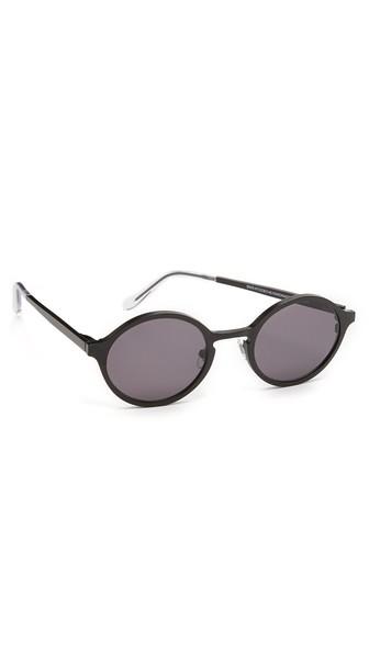 Han Kjobenhavn Binoculars Round Sunglasses