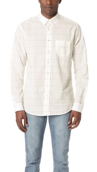 Schnayderman S Leisure Window Check Shirt