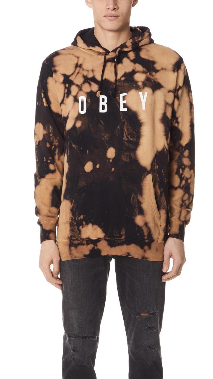 Obey Anyway Bleached Hoodie