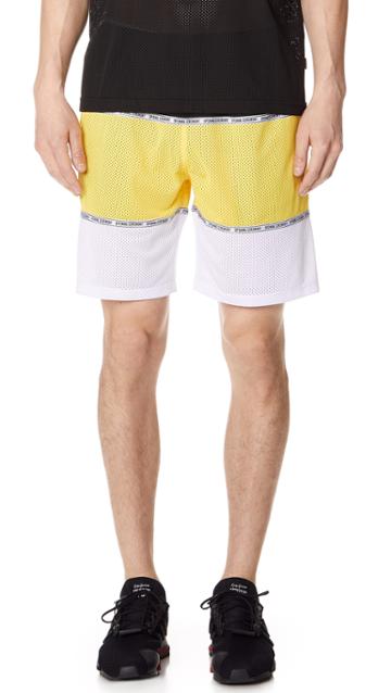 Opening Ceremony Colorblock Mesh Shorts