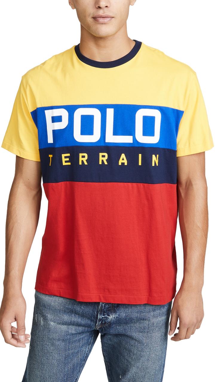 Polo Ralph Lauren Polo Terrain Colorblock Short Sleeve T Shirt