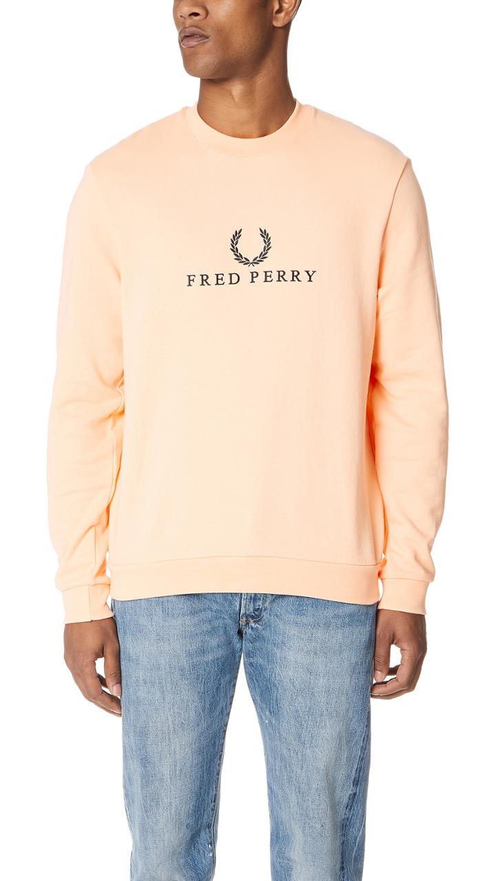 Fred Perry Embroidered Sweatshirt