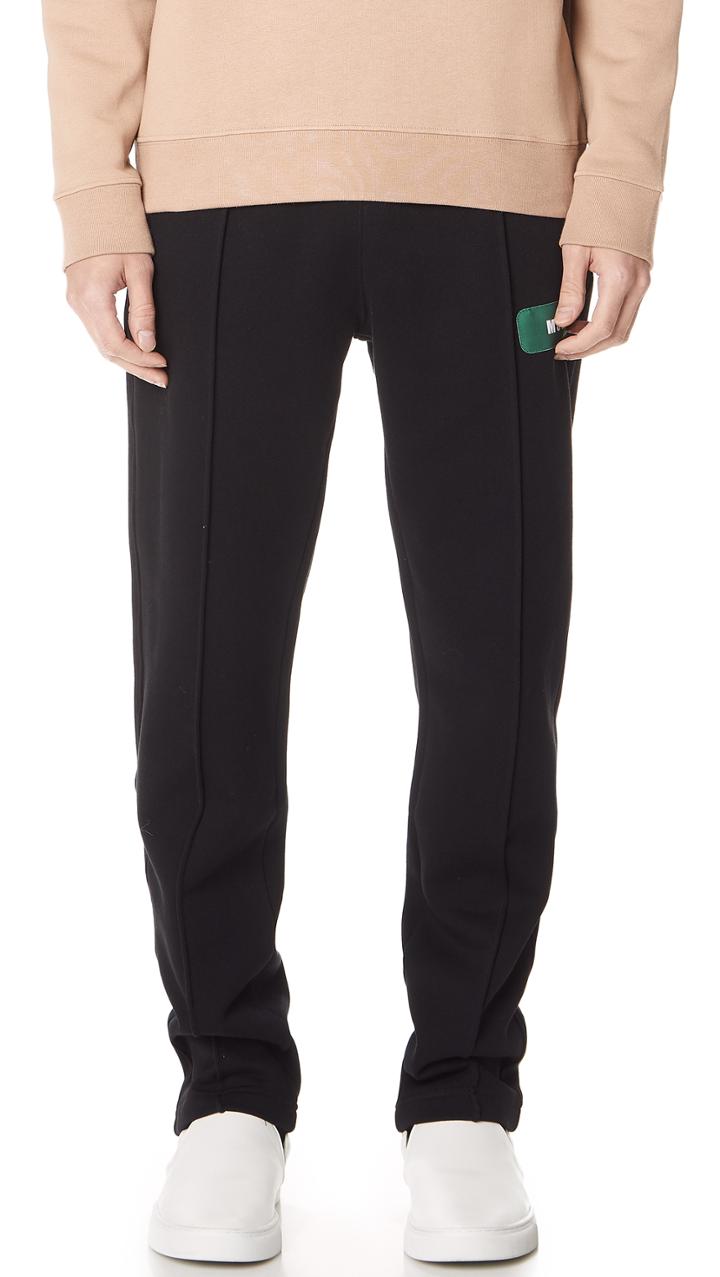 Msgm Termo Label Patch Sweat Pants