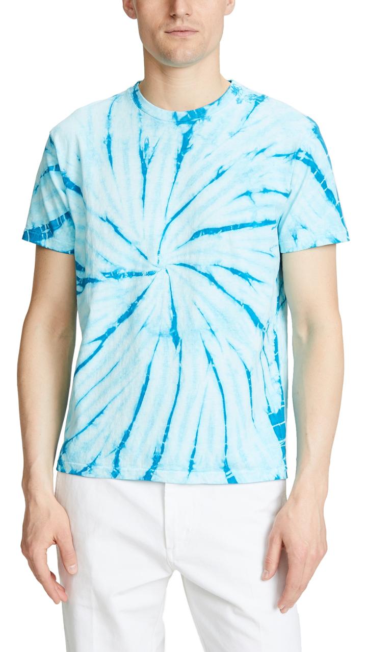 Velva Sheen Spiral Tie Dye T Shirt