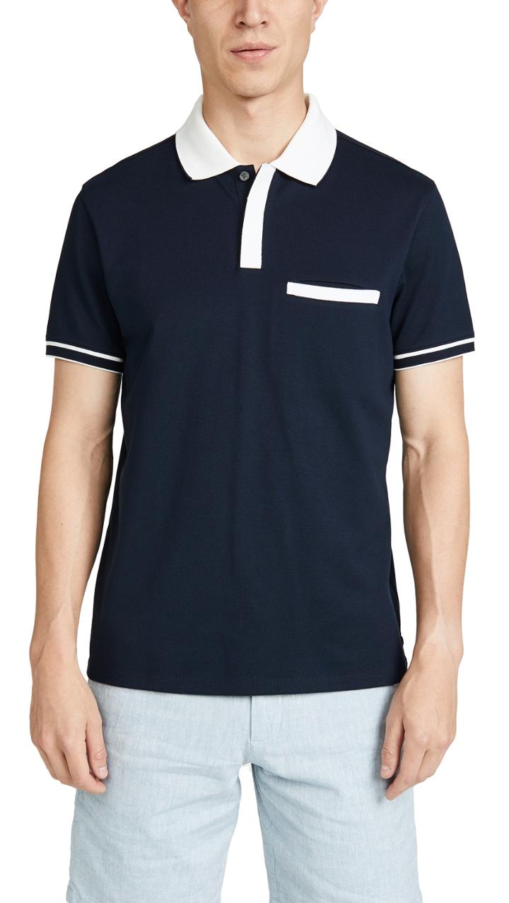 Club Monaco Welt Pocket Polo Shirt
