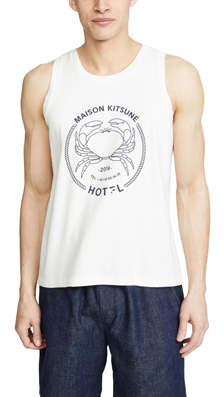 Maison Kitsune Hotel Maison Kitsune Tank Top