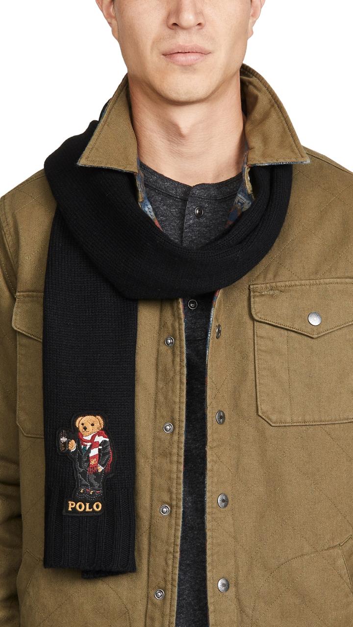 Polo Ralph Lauren Cocoa Bear Scarf