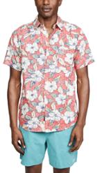 Faherty Rev Print Coast Shirt