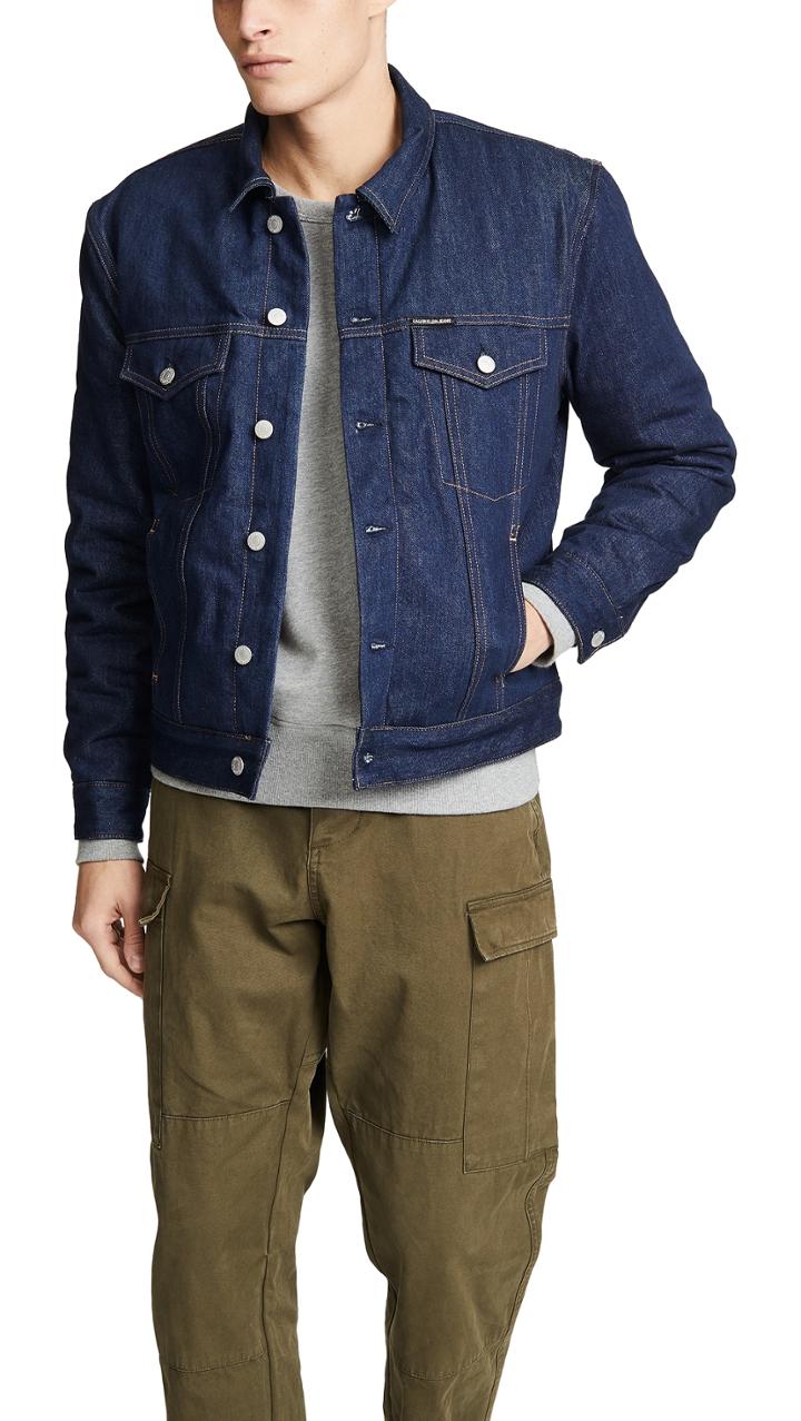 Calvin Klein Jeans Padded Trucker Jacket