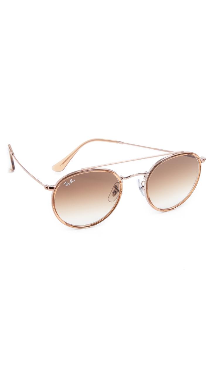 Ray Ban Round Double Bridge Sunglasses