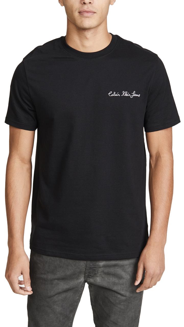 Calvin Klein Jeans Chainstitch Logo Tee