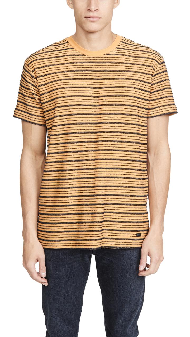 Rvca Amenity Striped T Shirt
