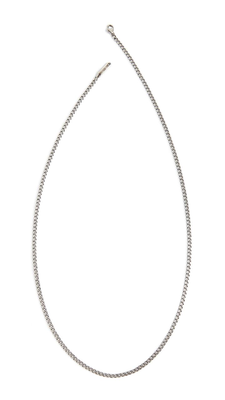 Miansai 3mm Sterling Silver Chain Necklace