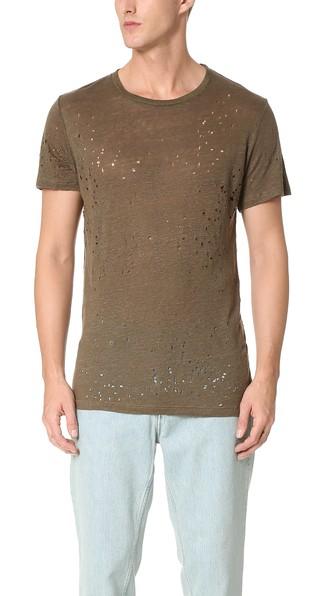 Iro Alessio Linen Destroy Tee