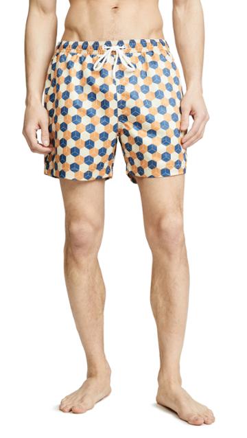 Far Afield Printed Swim Shorts