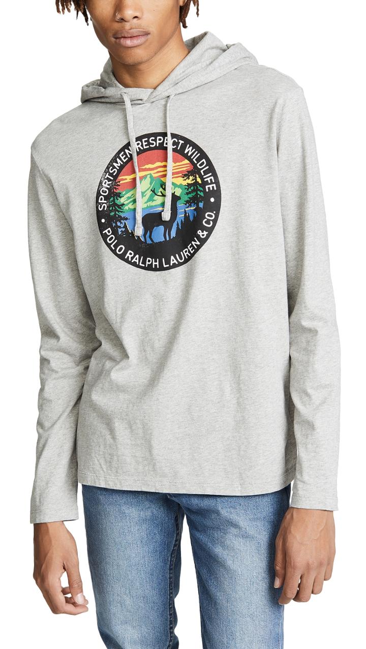Polo Ralph Lauren Cotton Jersey Hooded Tee Shirt