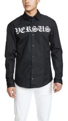 Versus Versace Long Sleeve Logo Shirt