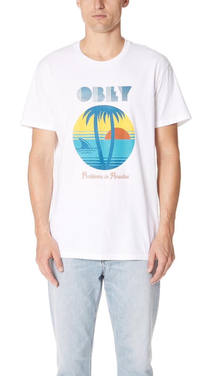 Obey Problems In Paradise Tee