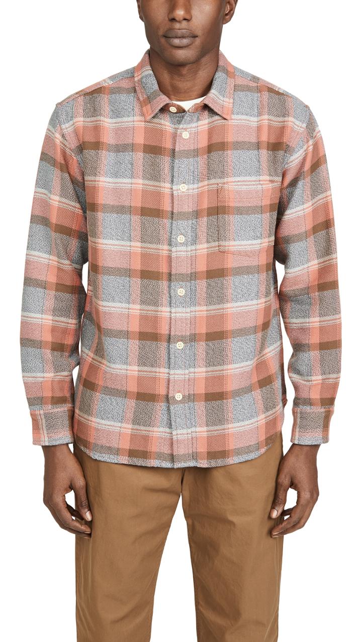 Corridor Blanket Plaid Long Sleeve Shirt