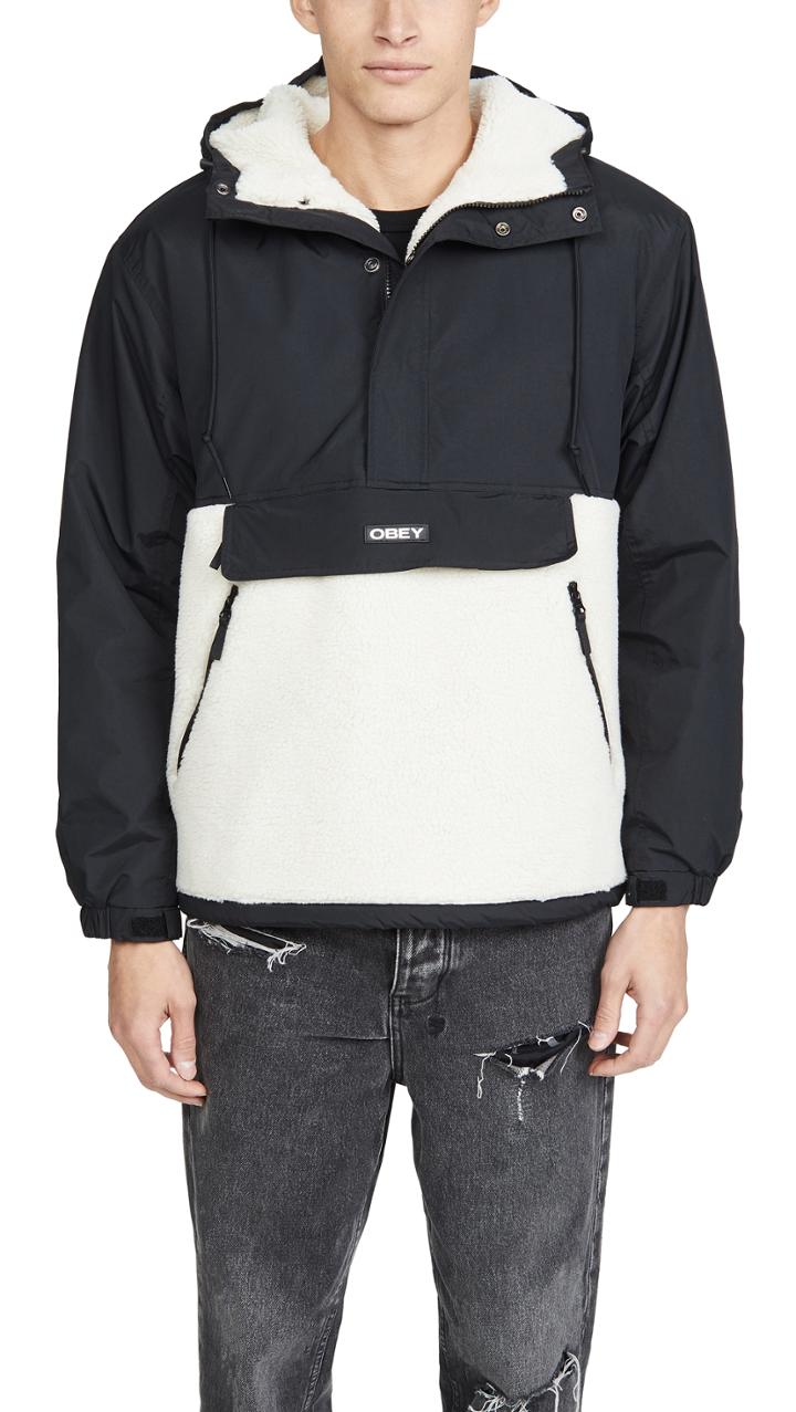 Obey Splits Sherpa Anorak