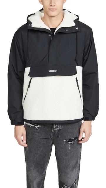 Obey Splits Sherpa Anorak
