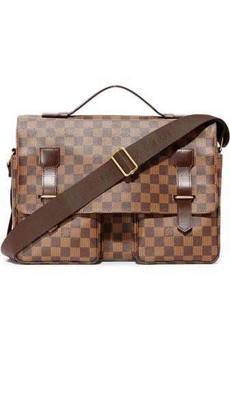 What Goes Around Comes Around Louis Vuitton Damier Ebene Broadway Messenger Previously Owned 